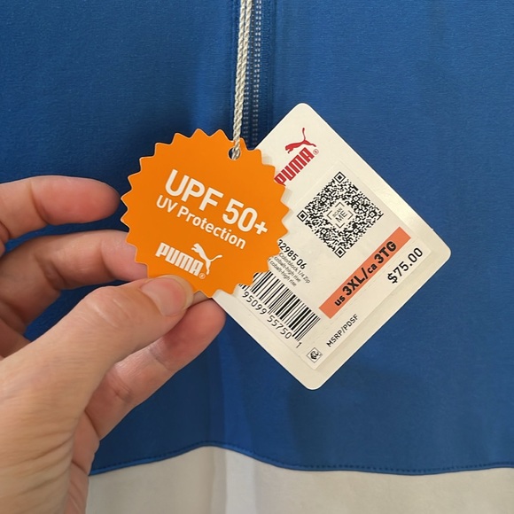 NWT Puma Golf Gamer Colorblock 1/4 Zip Pullover Size 3XL - Picture 5 of 8